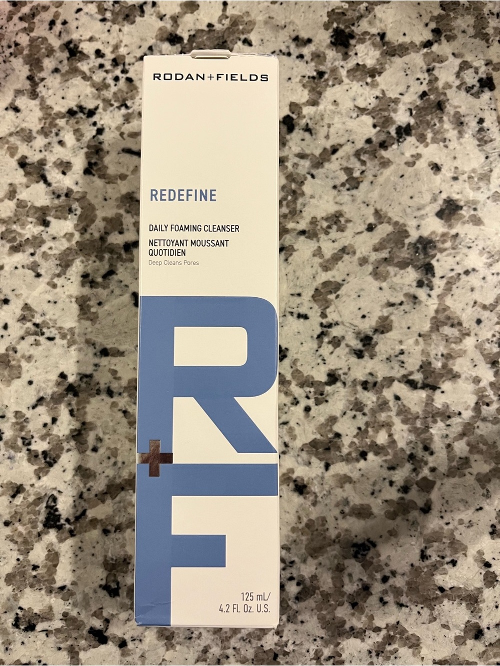 Rodan + Fields REDEFINE Daily Foaming Cleanser — Blue and White Packaging